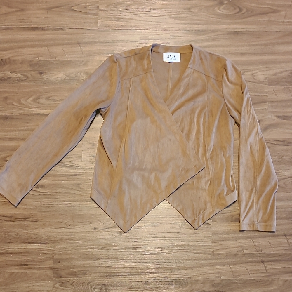 BB Dakota Camel Faux Suede Outerwear